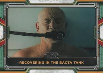 2022 Topps Star Wars: The Book of Boba Fett #1 Recovering in the Bacta Tank Front