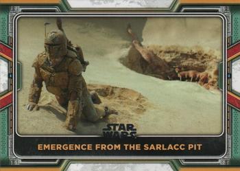 2022 Topps Star Wars: The Book of Boba Fett #3 Emergence from the Sarlacc Pit Front