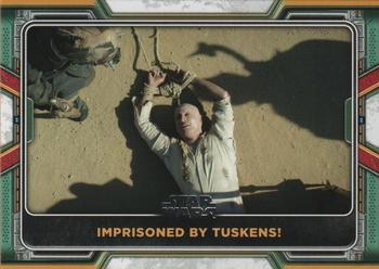2022 Topps Star Wars: The Book of Boba Fett #5 Imprisoned by Tuskens! Front