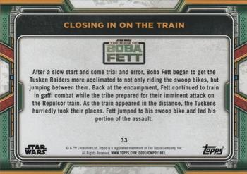 2022 Topps Star Wars: The Book of Boba Fett #33 Closing in on the Train Back