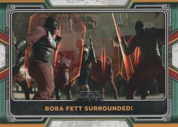2022 Topps Star Wars: The Book of Boba Fett #15 Boba Fett Surrounded! Front