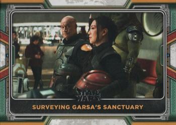 2022 Topps Star Wars: The Book of Boba Fett #12 Surveying Garsa's Sanctuary Front