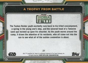 2022 Topps Star Wars: The Book of Boba Fett #21 A Trophy from Battle Back