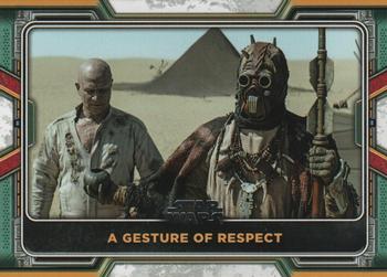 2022 Topps Star Wars: The Book of Boba Fett #22 A Gesture of Respect Front