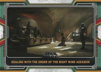 2022 Topps Star Wars: The Book of Boba Fett #23 Dealing with the Order of the Night Wind Assassin Front