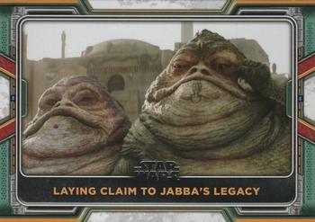 2022 Topps Star Wars: The Book of Boba Fett #26 Laying Claim to Jabba's Legacy Front