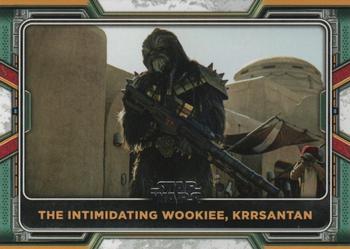 2022 Topps Star Wars: The Book of Boba Fett #27 The Intimidating Wookiee, Krrsantan Front