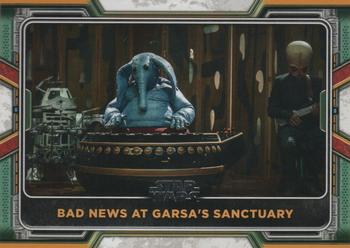 2022 Topps Star Wars: The Book of Boba Fett #25 Bad News at Garsa's Sanctuary Front