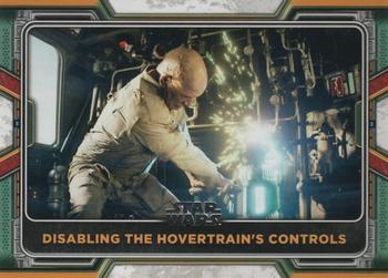 2022 Topps Star Wars: The Book of Boba Fett #36 Disabling the Hovertrain's Controls Front