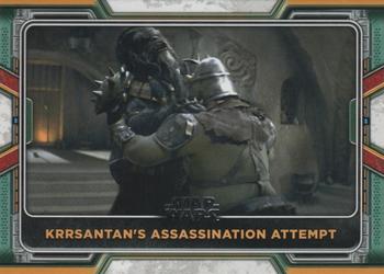 2022 Topps Star Wars: The Book of Boba Fett #46 Krrsantan's Assassination Attempt Front