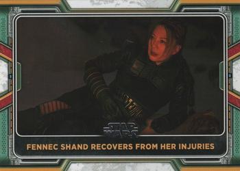 2022 Topps Star Wars: The Book of Boba Fett #54 Fennec Shand Recovers from Her Injuries Front