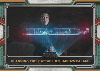 2022 Topps Star Wars: The Book of Boba Fett #55 Planning Their Attack on Jabba's Palace Front