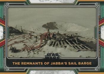 2022 Topps Star Wars: The Book of Boba Fett #59 The Remnants of Jabba's Sail Barge Front
