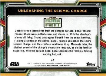 2022 Topps Star Wars: The Book of Boba Fett #60 Unleashing the Seismic Charge Back