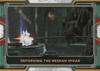 2022 Topps Star Wars: The Book of Boba Fett #65 Reforging the Beskar Spear Front