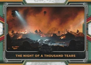 2022 Topps Star Wars: The Book of Boba Fett #66 The Night of a Thousand Tears Front