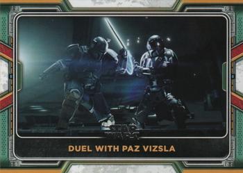 2022 Topps Star Wars: The Book of Boba Fett #67 Duel with Paz Vizsla Front