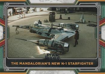 2022 Topps Star Wars: The Book of Boba Fett #69 The Mandalorian's New N-1 Starfighter Front