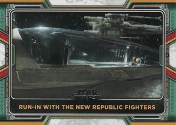 2022 Topps Star Wars: The Book of Boba Fett #71 Run-in with the New Republic Fighters Front