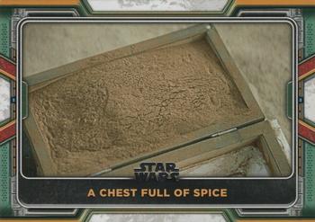 2022 Topps Star Wars: The Book of Boba Fett #73 A Chest Full of Spice Front