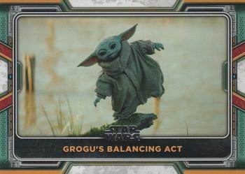 2022 Topps Star Wars: The Book of Boba Fett #79 Grogu's Balancing Act Front