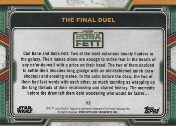 2022 Topps Star Wars: The Book of Boba Fett #93 The Final Duel Back