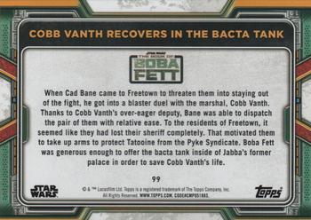 2022 Topps Star Wars: The Book of Boba Fett #99 Cobb Vanth Recovers in the Bacta Tank Back