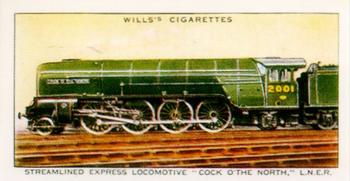 1994 Imperial Tobacco 1936 Wills's Railway Engines Reprint #5 Streamlined Express Loco. 
