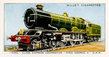 1994 Imperial Tobacco 1936 Wills's Railway Engines Reprint #9 King Class Express Loco. 