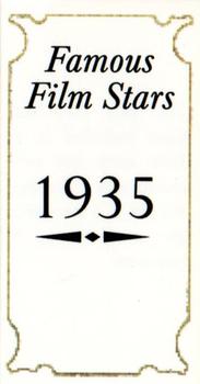 1997 Card Promotions 1935 Gallaher Signed Portraits of Famous Stars (reprint) #NNO Title Card Front