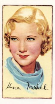 1997 Card Promotions 1935 Gallaher Signed Portraits of Famous Stars (reprint) #3 Una Merkel Front