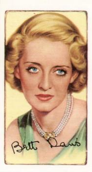 1997 Card Promotions 1935 Gallaher Signed Portraits of Famous Stars (reprint) #27 Bette Davis Front