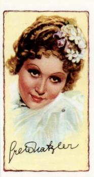 1997 Card Promotions 1935 Gallaher Signed Portraits of Famous Stars (reprint) #41 Grete Natzler Front