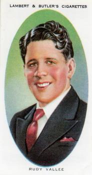 1992 Card Collectors Society 1936 Lambert & Butler Dance Band Leaders (Reprint) #23 Rudy Vallee Front