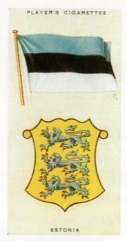 1996 Card Collectors Society 1936 Player's National Flags and Arms (Reprint) #16 Estonia Front