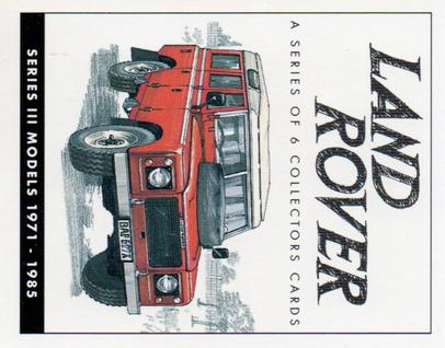 1996 Golden Era Land Rover Series III Models 1971-1985 #NNO Title Card Front