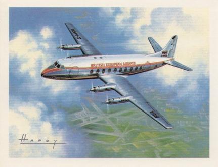 1988 Player's Tom Thumb History of British Aviation #22 Vickers Viscount Front