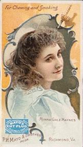 1880-90 Mayo's Cut Plug Actresses (N295) #NNO Minna Gale Haynes Front