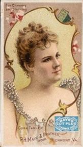 1880-90 Mayo's Cut Plug Actresses (N295) #NNO Cora Tanner Front