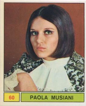 1969 Panini Cantanti #60 Paola Musiani Front