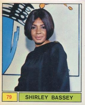 1969 Panini Cantanti #79 Shirley Bassey Front