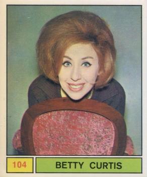 1969 Panini Cantanti #104 Betty Curtis Front