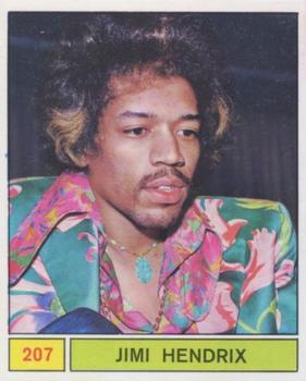 1969 Panini Cantanti #207 Jimi Hendrix Front
