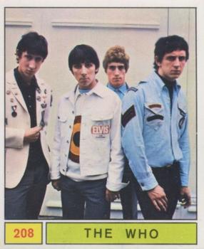 1969 Panini Cantanti #208 The Who Front