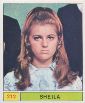1969 Panini Cantanti #212 Sheila Front