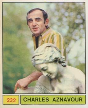 1969 Panini Cantanti #232 Charles Aznavour Front