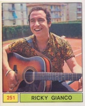 1969 Panini Cantanti #251 Ricky Gianco Front