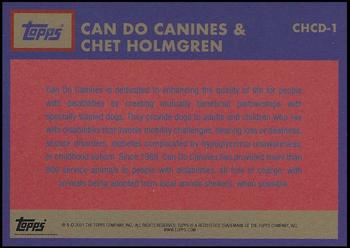 2022 Topps Can-Do Canines #CHCD-1 Can Do Canines & Chet Holmgren Back