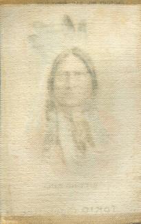 1910 American Tobacco Indian Chiefs Silks (S67) #39 Sitting Bull Back