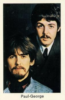 1968 TV68 Popbilder (Dutch Gum Unnumbered) #NNO Paul McCartney / George Harrison Front
